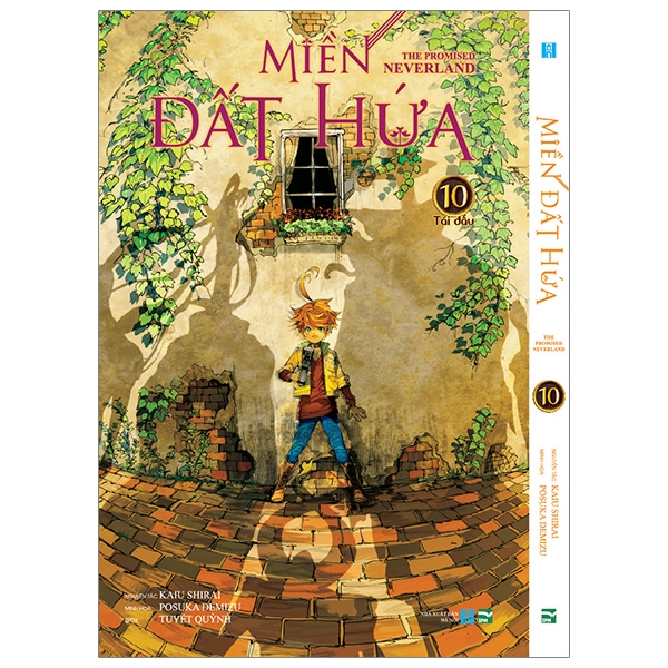 Sách Miền Đất Hứa - The Promised Neverland - Tập 10 - Phiên Bản Bìa Trắng (White Ver)