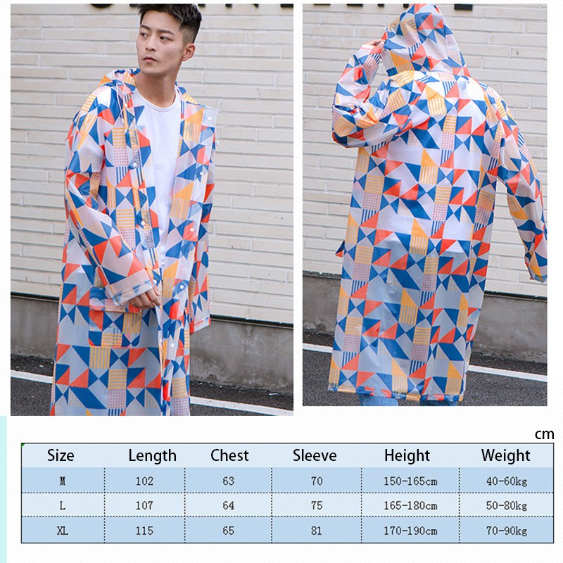 Thời Trang Áo Mưa Có Túi Tiện Lợi Dành Cho Cặp Đôi