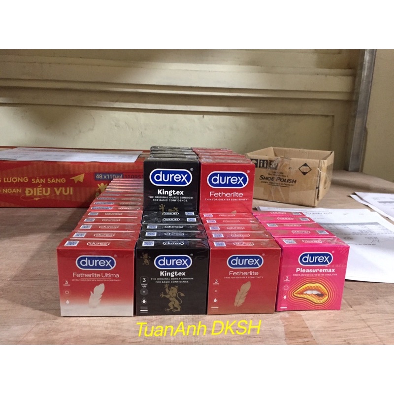 [Thailan] - DUREX 3s - 10s - 12s các loại. Hàng nhập khẩu chính hãng DKSH Việt Nam.