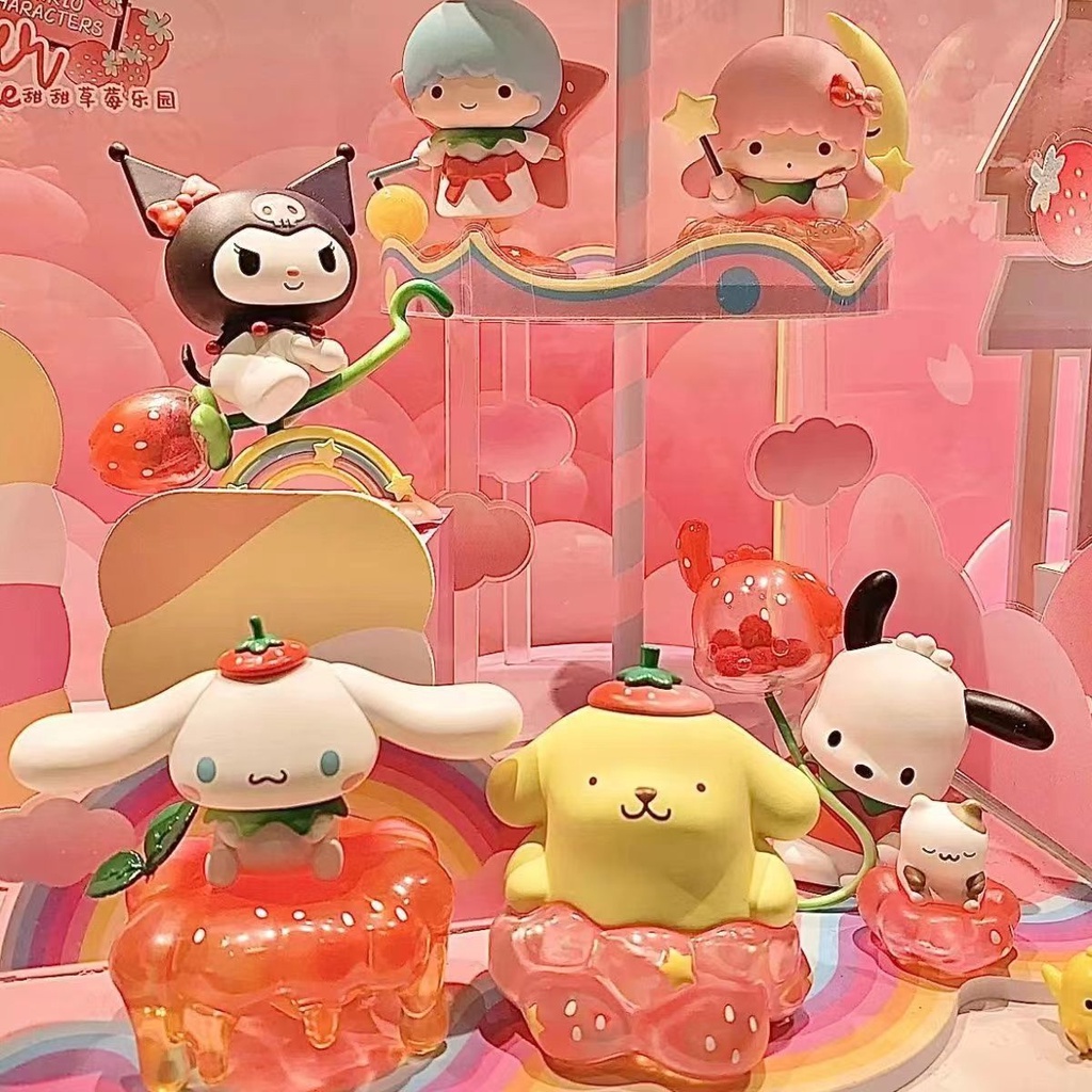 Mô Hình Nhân Vật Kuromi Cinnamon Dễ Thương Dùng Trang Trí