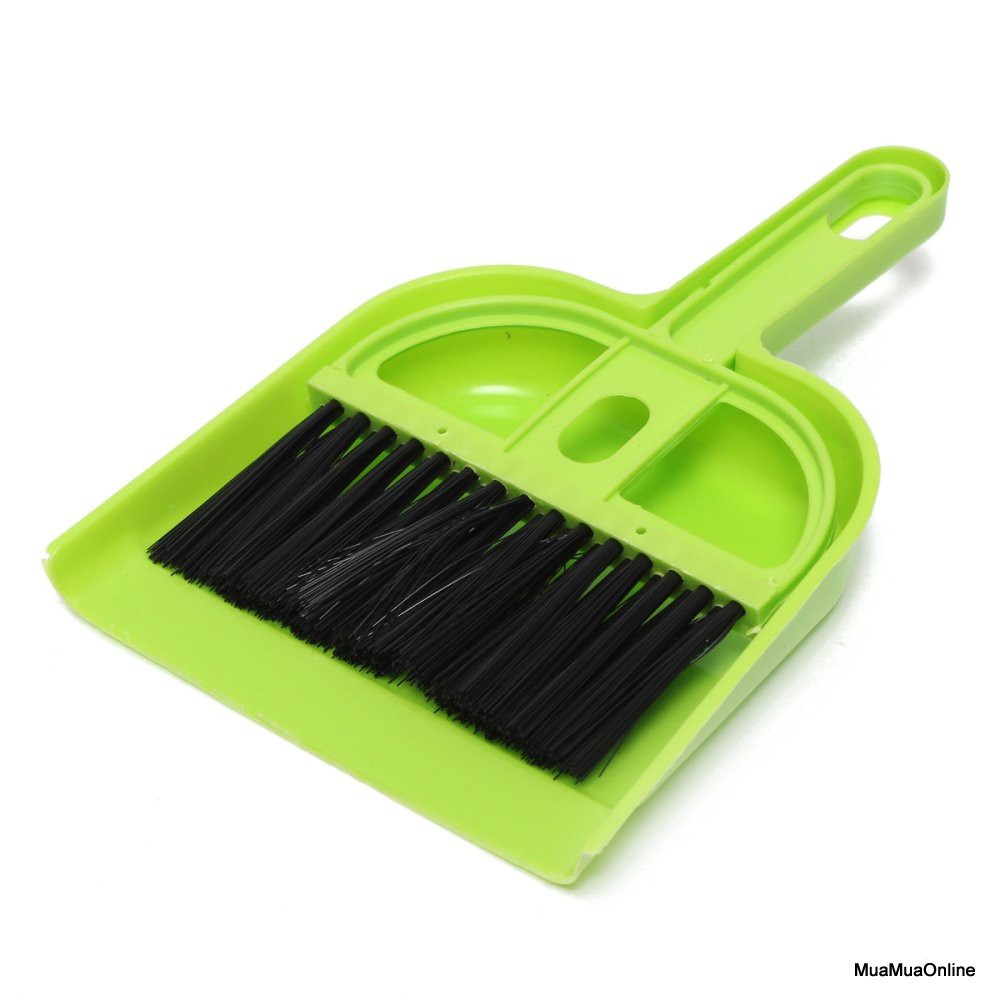 Combo Chổi Quét Và Ki Hốt Rác Mini Dustpan Set Cao Cấp