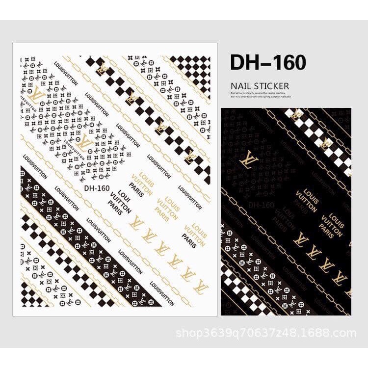 Sticker dán móng tay thương hiệu làm nail siêu đẹp
