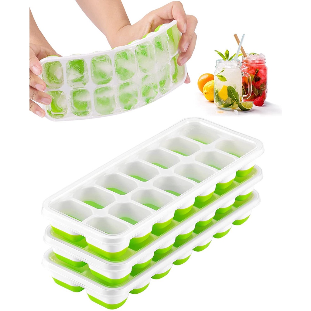 Khay làm đá silicon có lắp