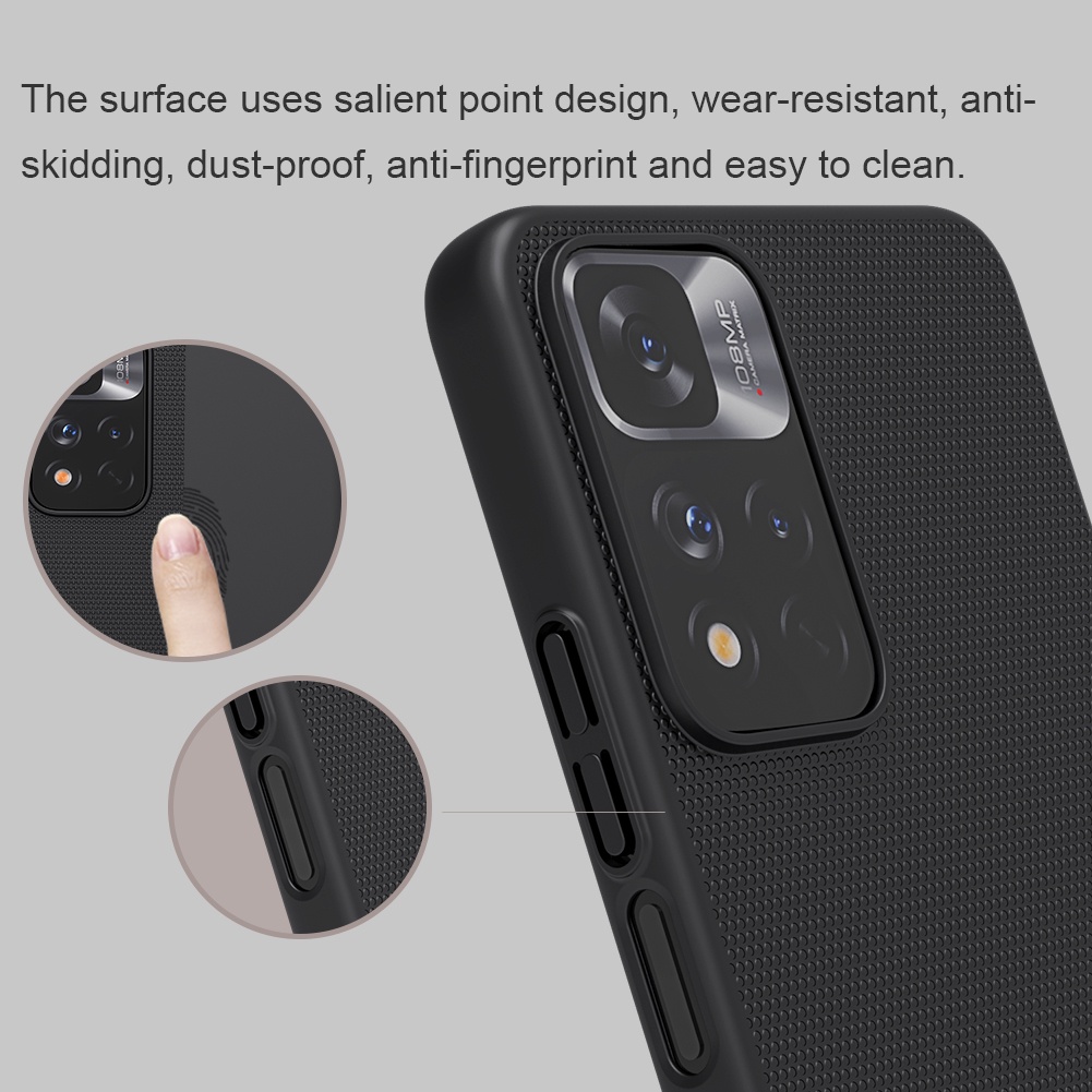 Ốp điện thoại Nillkin bằng PC cứng siêu mỏng cho Redmi Note 11 5G China/Note 11 Pro Plus/Xiaomi POCO M4 Pro 5G/X4 NFC
