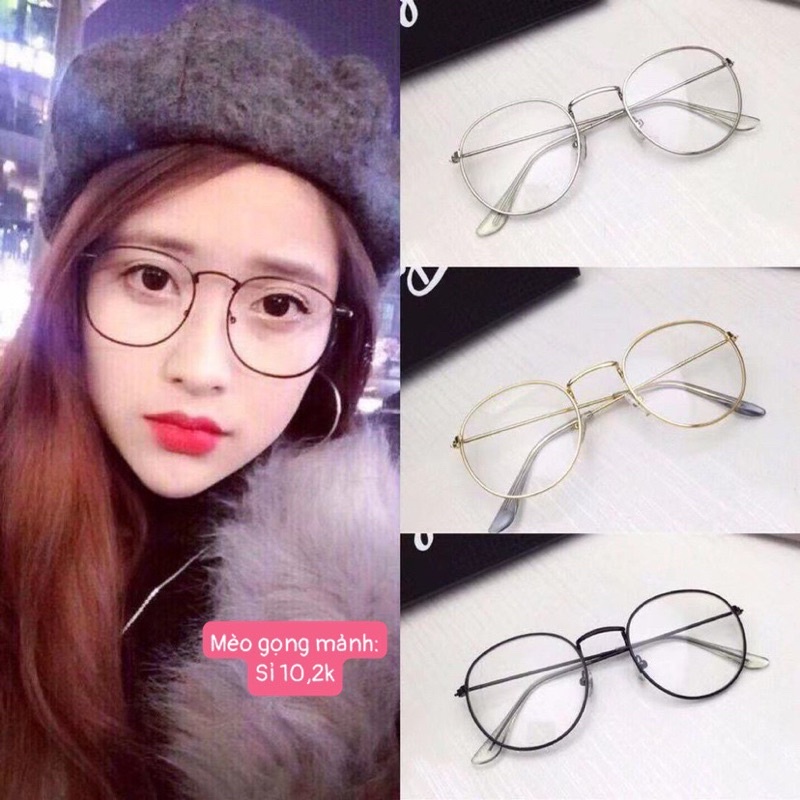 [sỉ 29k] Kính không độ, kính mắt cute cho giới trẻ [MẪU HOT]
