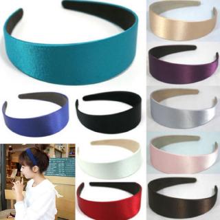 Băng đô vải satin bản rộng 4cm thời trang cho nữ