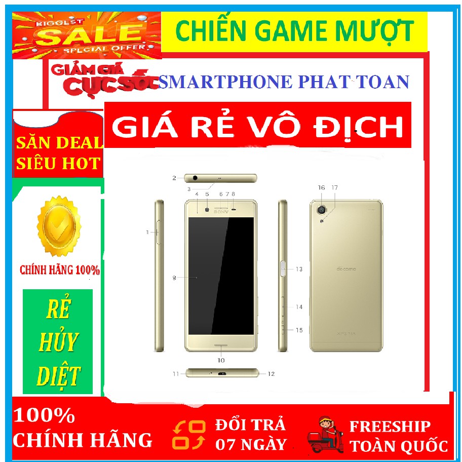 điện thoại Sony Xperia X Performance 32G Chính hãng - CPU Snap 820