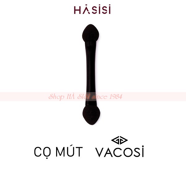 Combo 2 Cọ Mousse 2 Đầu Đầu Đen - Thân Đen VACOSI- CM13