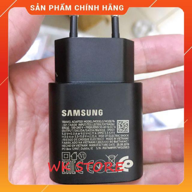 Củ sạc Samsung note 10 25w zin chính hãng