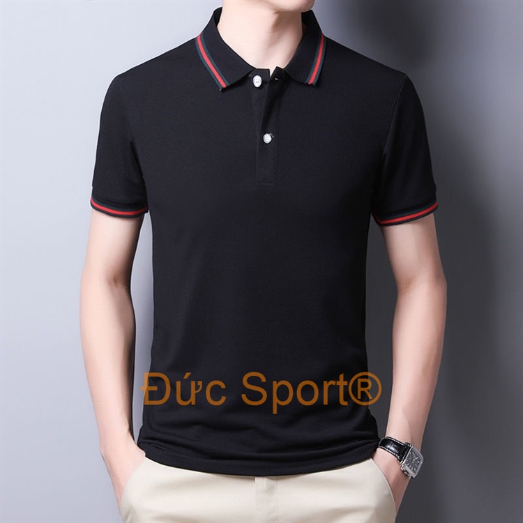 Áo thun nam nữ Đức sport, polo nam nữ cộc tay form rộng thể thao, áo phông cặp có cổ tay lỡ đẹp