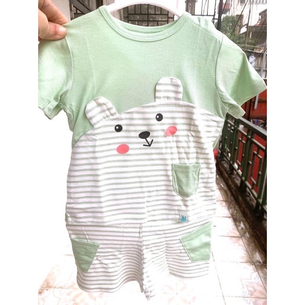 Bộ quần áo cộc tay littelove mẫu mới nhất cho bé