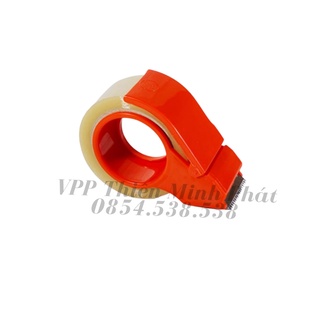 Cắt băng keo cầm tay nhựa 6cm dân hoa