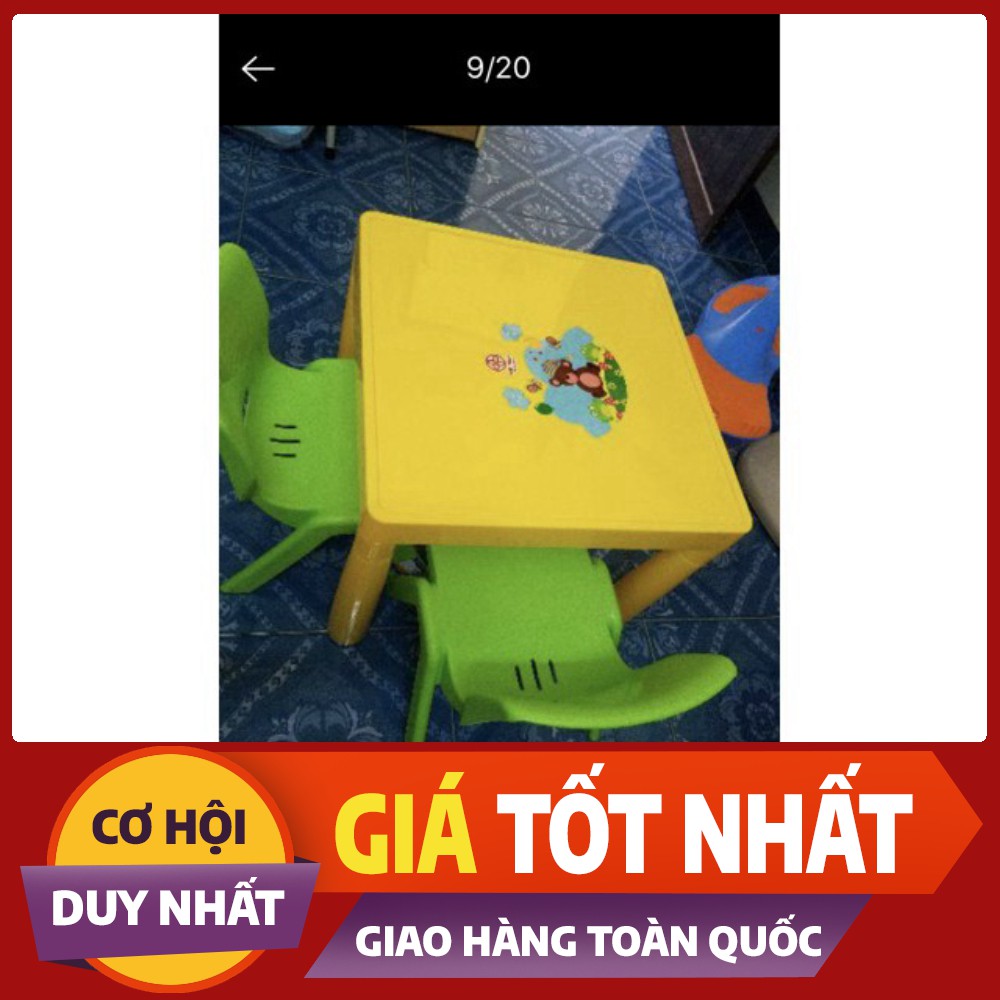 {Rẻ Vô Địch} Bộ bàn ghế học sinh t (1 bàn+2 ghế) ghế Gia Long Cao Cấp.