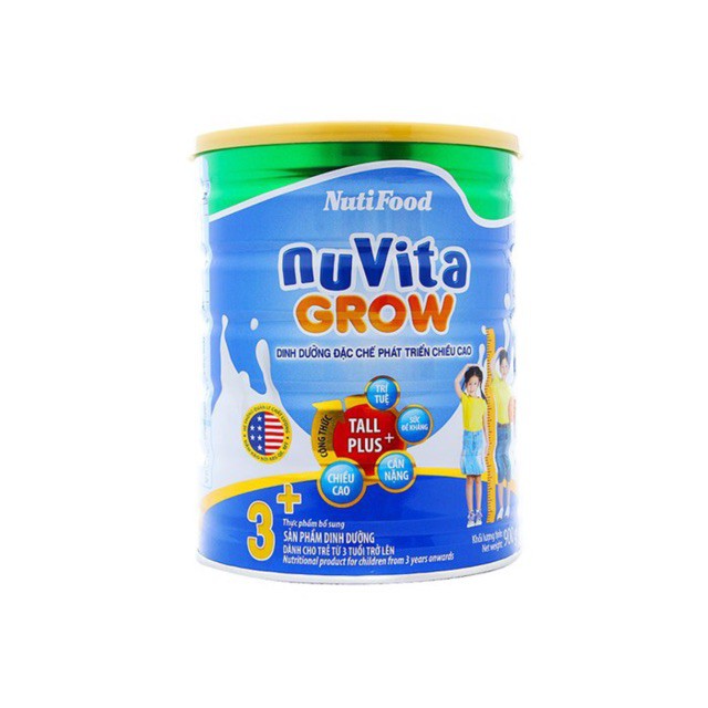 Sữa Nuvita grow 3+(900g) dành cho trẻ từ 3 tuổi trở lên