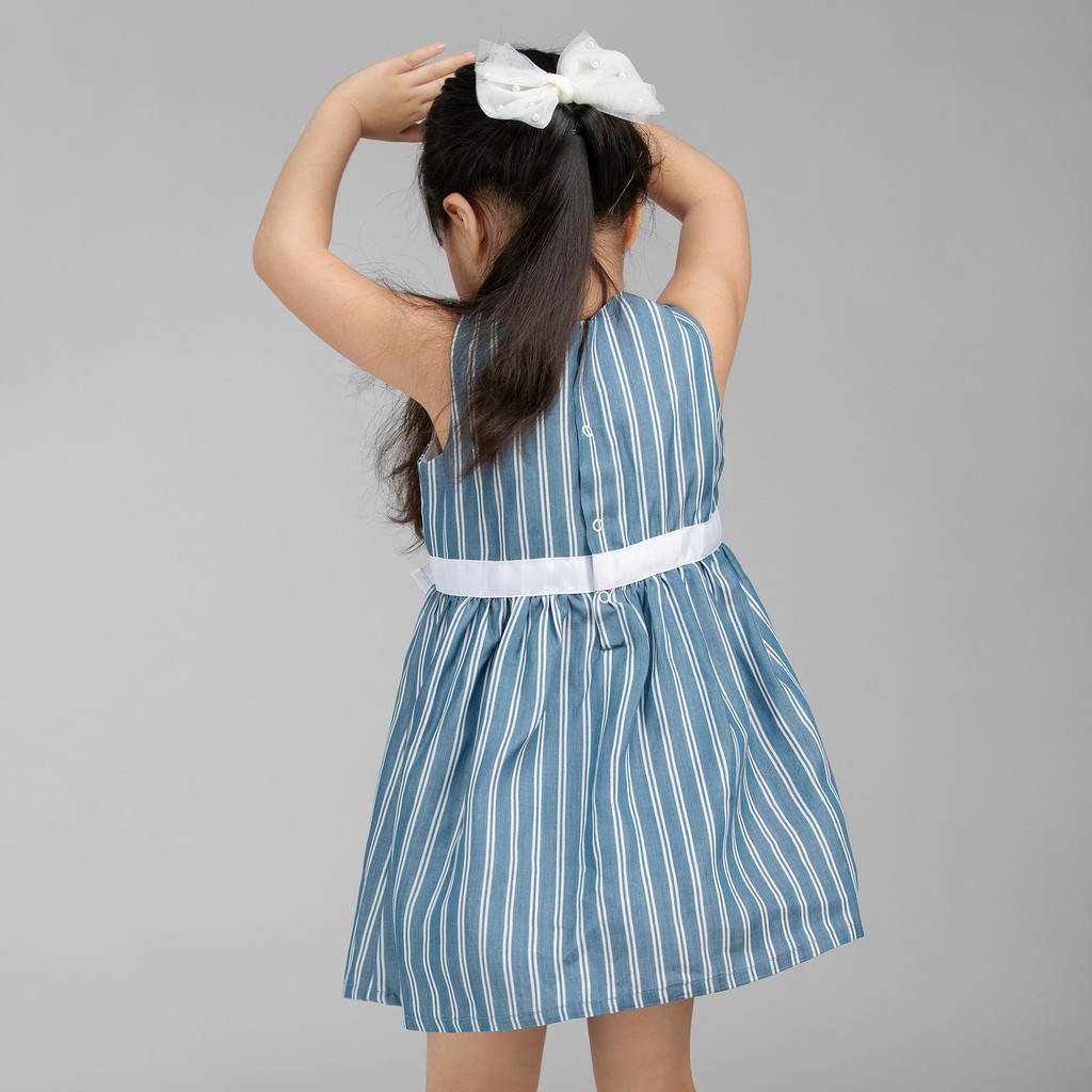 Váy xòe bé gái BAA BABY phối nơ cho bé từ 1 - 7 tuổi - GT-AD28C