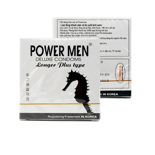 Bao cao su Powermen Longer Plus