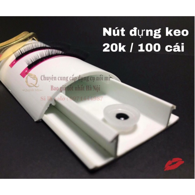 100 nút đựng keo nối mi