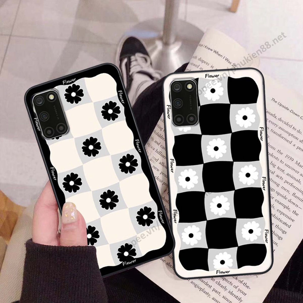Ốp lưng Oppo A52 / A92 ốp điện thoại LineBear, bé tóc xù, hoa siêu đẹp