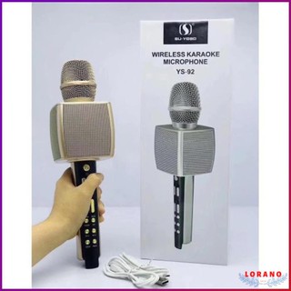 Micro Karaoke YS 92 Cao Cấp, mic karaoke bluetooth Loại 1, To, BH 3 tháng, bass trầm ấm