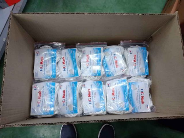 khẩu trang vải 3 lớp dệt kim Hoàng Quân | BigBuy360 - bigbuy360.vn