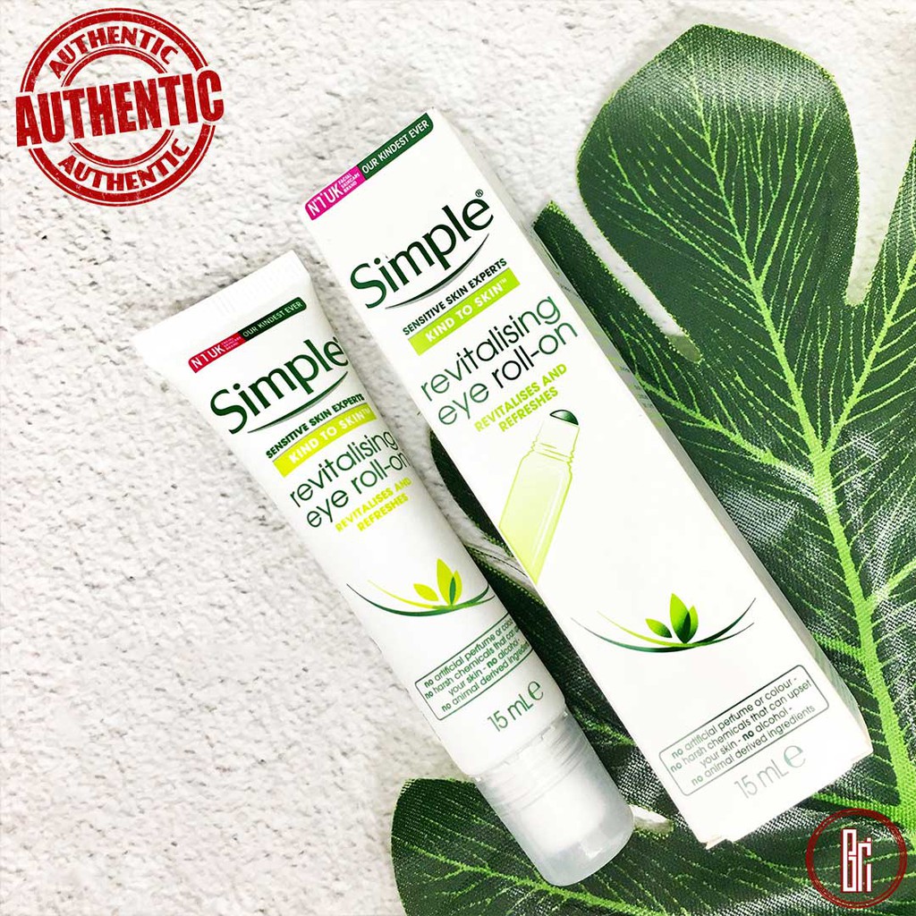 Lăn Dưỡng Mắt Simple Kind To Eyes Revitalising Eye Roll On
