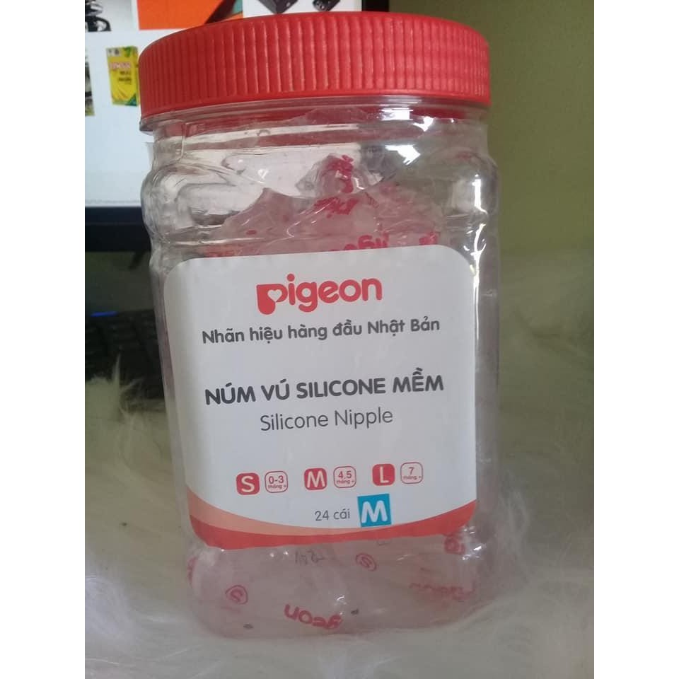 Núm ty thay bình cổ hẹp Pigeon cổ thường