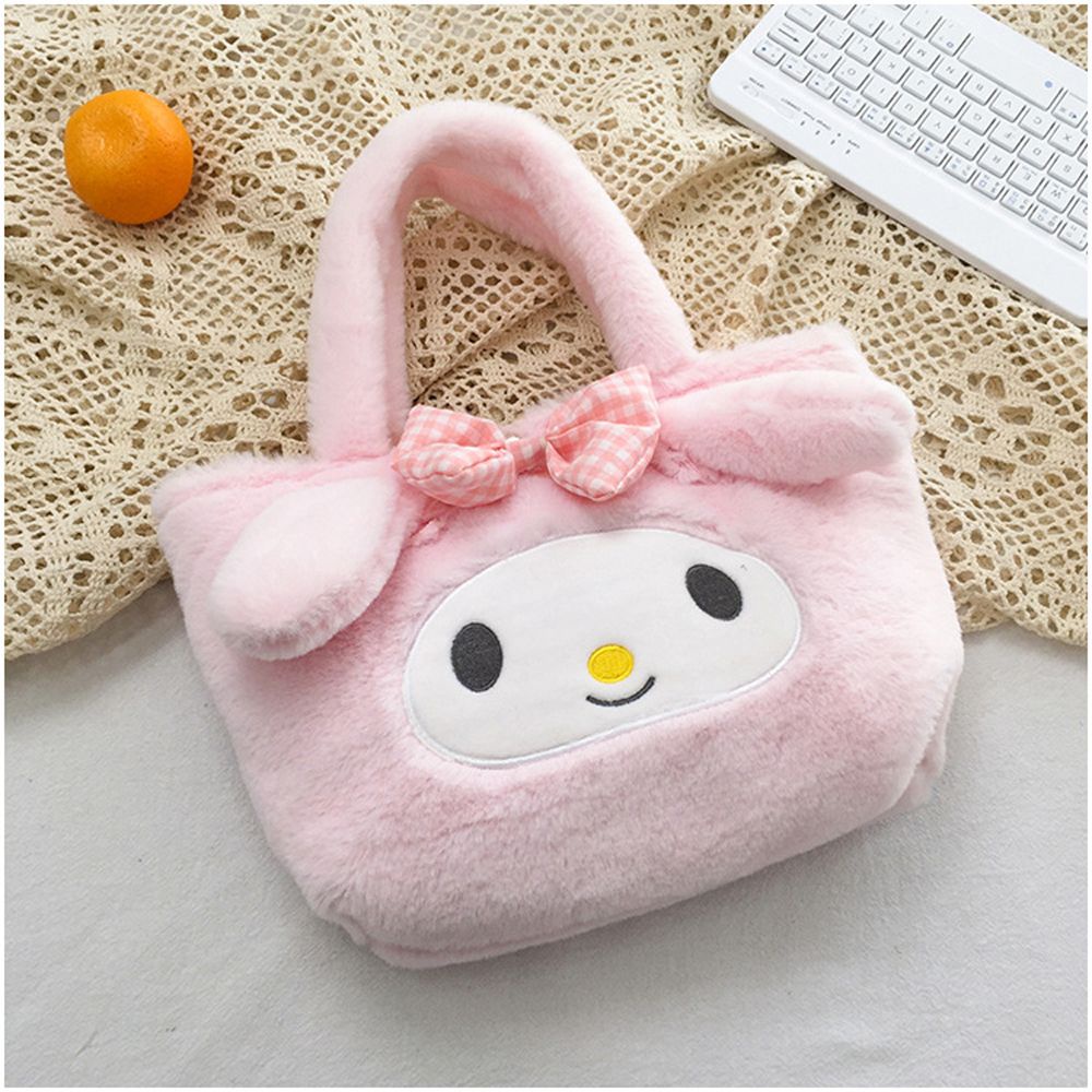 Túi đựng mỹ phẩm/ đồ trang điểm cỡ lớn họa tiết hoạt hình thỏ Melody đáng yêu