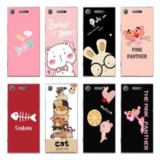 Ốp điện thoại bằng TPU mềm hình báo hồng đáng yêu dành cho SONY XPERIA XZ/XZS/ XZ1/XZ2 COMPACT /XZ PREMIUM