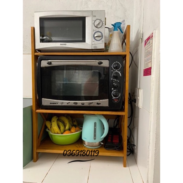 Kệ lò vi sóng 3 tầng 64cm