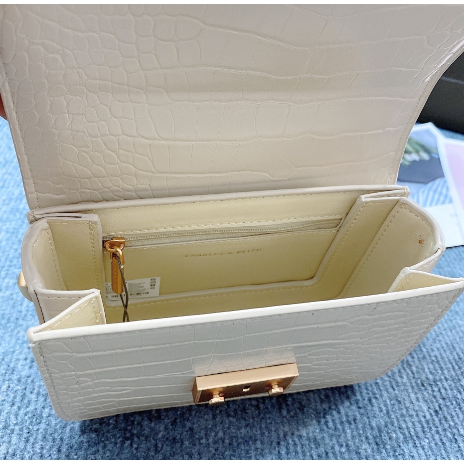 Túi Đeo Chéo Nữ Khóa Gài CNK Da Rắn Hàng Cao Cấp Sang Chảnh Siêu