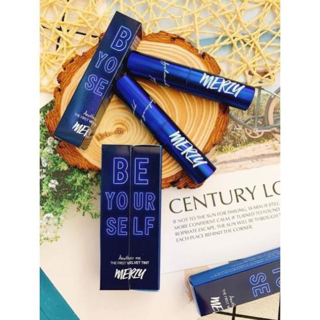 ✅ (HÀNG CHUẨN AUTHENTIC) [ HOT TREND 2020 ] Son kem Merzy V6 Be Your Self Classic Blue - Phiên bản giới hạn