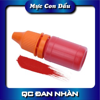 Mực con dấu, bình mực cho con dấu đống mộc 10ml