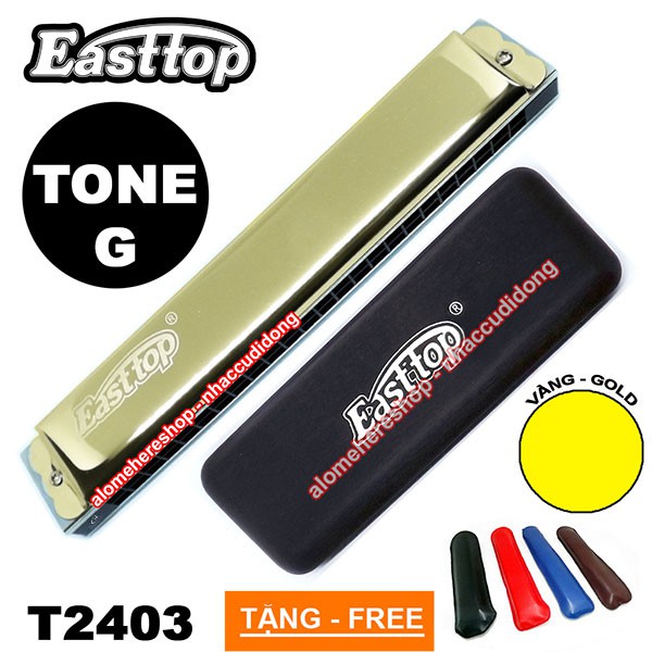 Kèn harmonica tremolo Easttop T2403 Key G