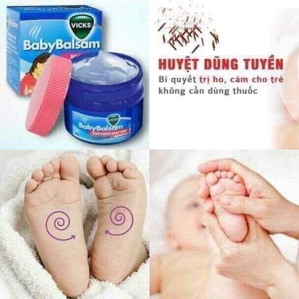 Dầu Vick Baby Balsam 50g Úc Bôi Ấm Ngực Cho Bé