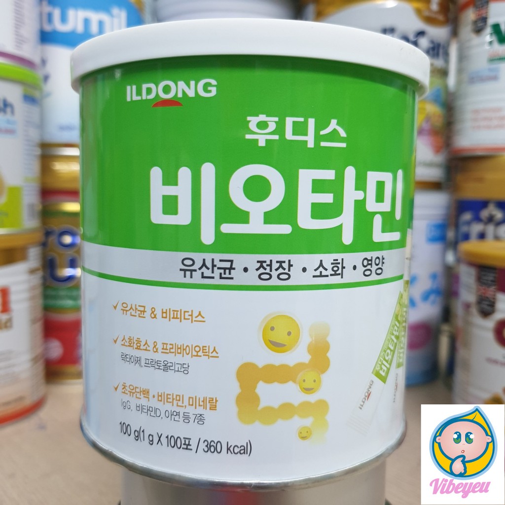 Sữa non ILDONG Choyumeal Plus 1, Plus 2 , Men , Sắt Hàn Quốc hộp 100g Date 2023