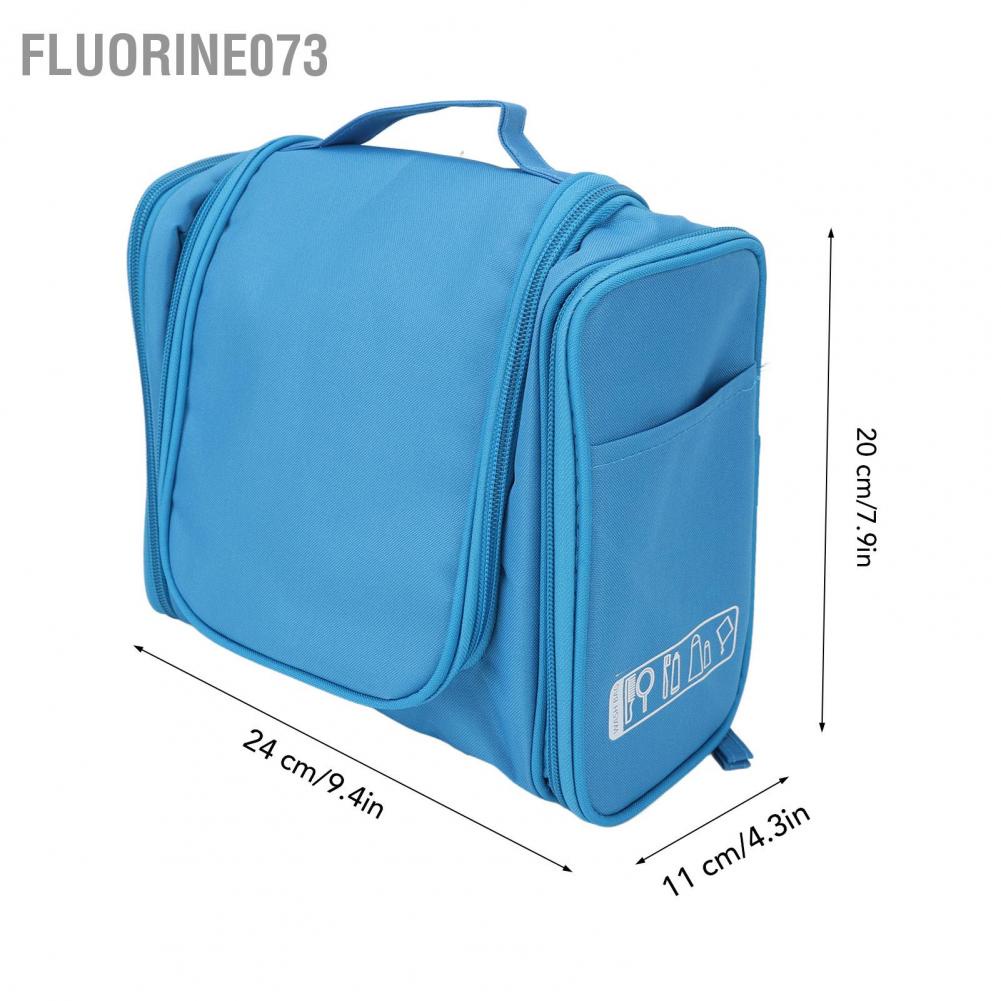 Fluorine073 Túi treo đồ vệ sinh Dung tích lớn lưu trữ mỹ phẩm du lịch chống thấm nước di động cho phòng tắm