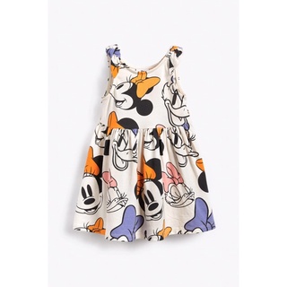 Váy hoạ tiết minnie hm bé gái size 2-10y