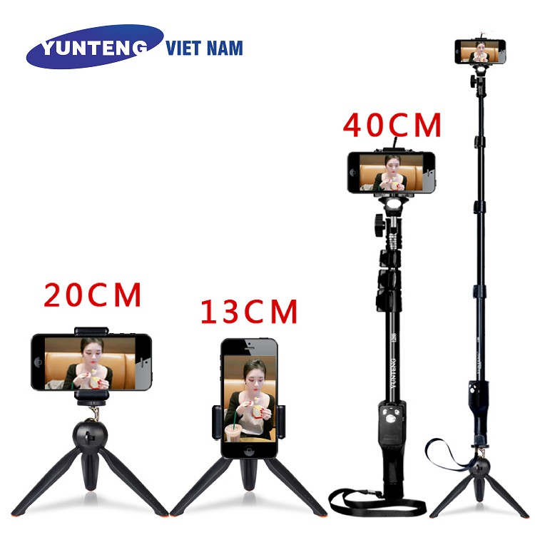 Gậy Selfie, Gậy Chụp Ảnh Đa Năng 2in1 Bluetooth YUNTENG 1288 Chân Mini Tripod Bán Combo Và Bá Lẻ Gậy | BigBuy360 - bigbuy360.vn