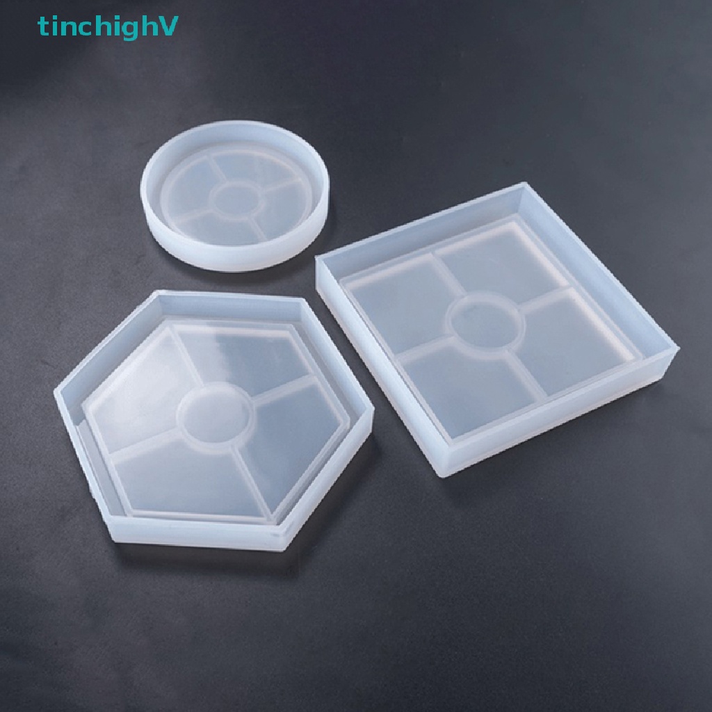 [TinchighV] Khuôn Silicone Làm Khay Tròn Xi Măng Cỡ Lớn [Mới]