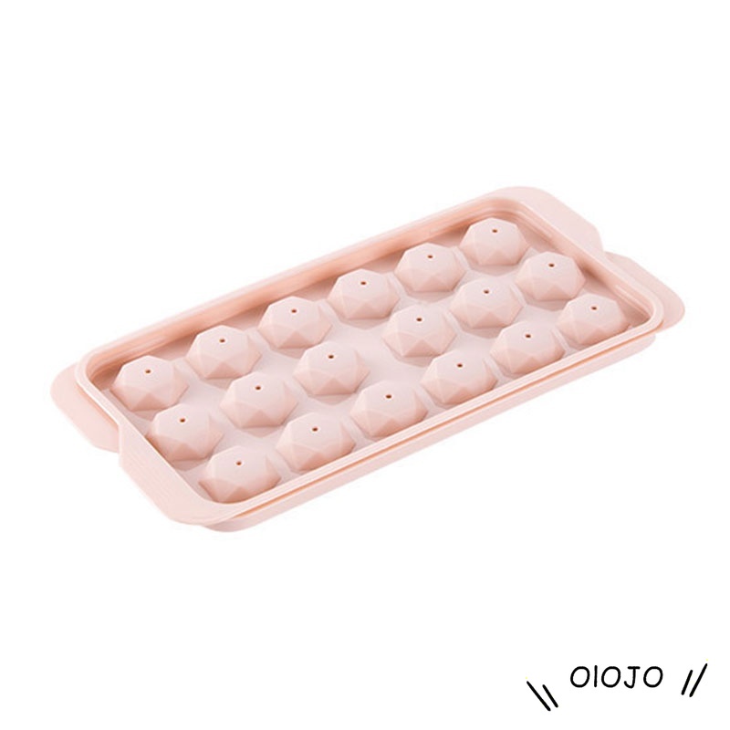Dễ Thương Khuôn Nhựa Làm Đá Uống Rượu Có Nắp Đậy Tiện Dụng