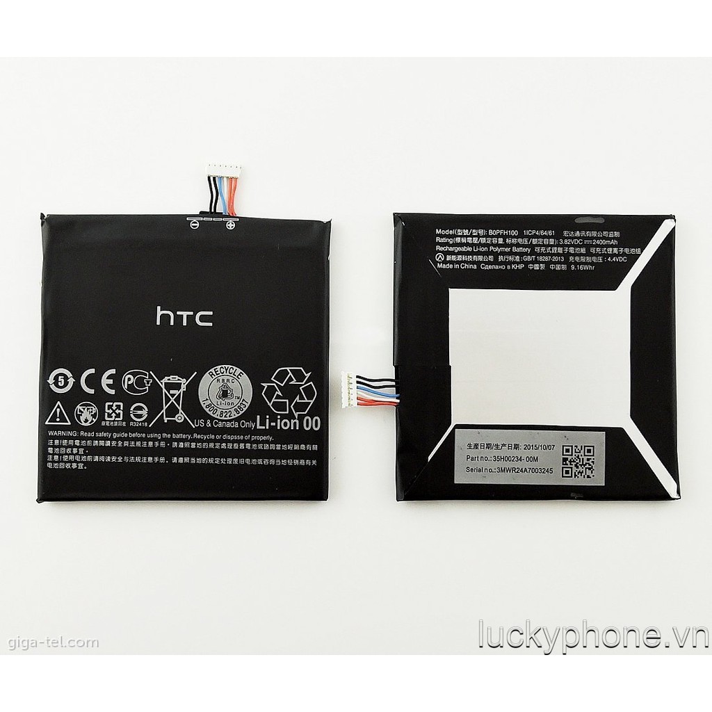 Pin HTC Desire Eye dung lượng 2400mAh