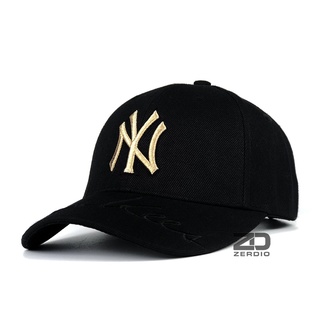 Mũ lưỡi trai Ny đẹp 2 màu đen trắng họa tiết cá tính cho nam và nữ - M131