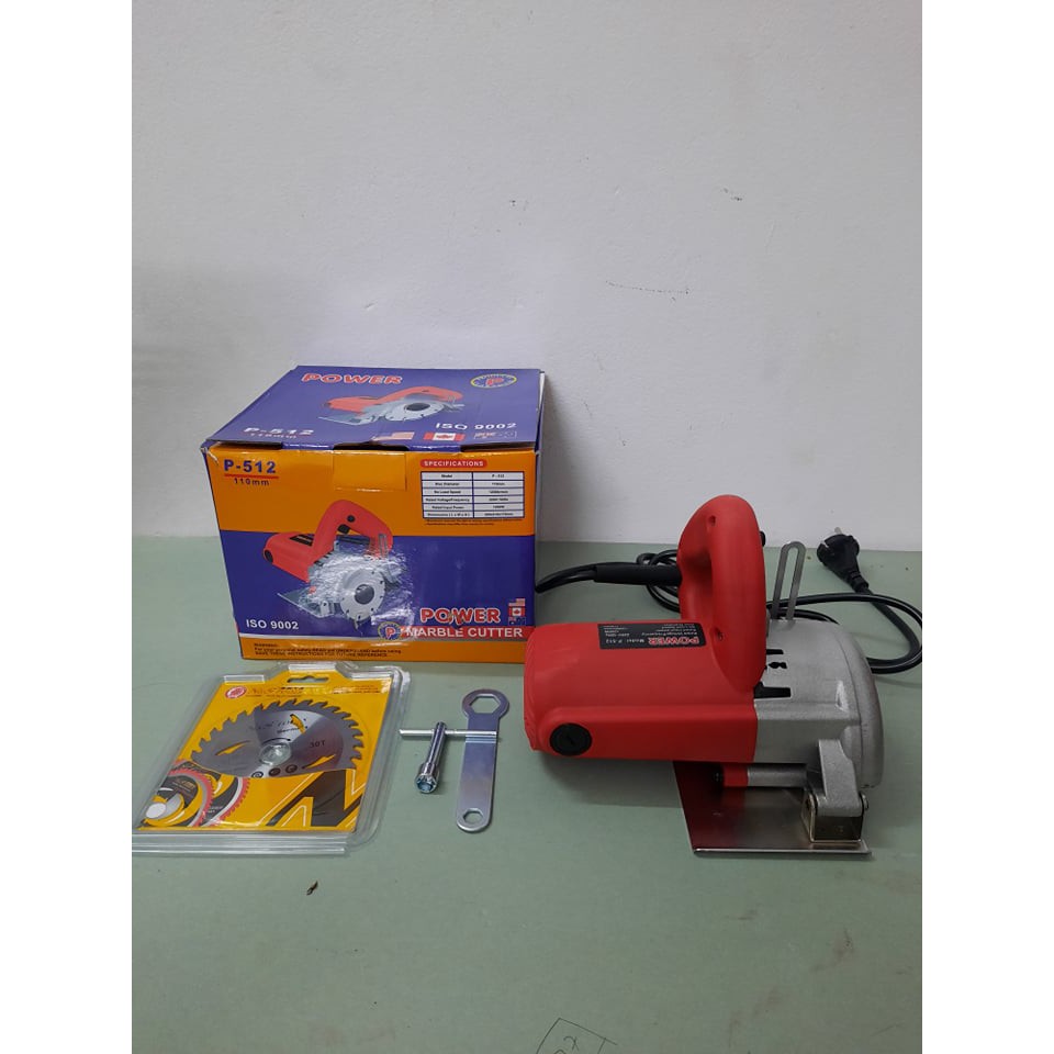 Máy cắt gạch - power-tặng kèm lưỡi cắt gỗ -