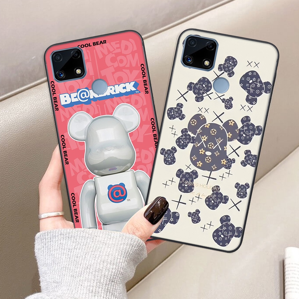 Ốp lưng Realme C25 in hình K@ws, Cool Be@r SIÊU NGẦU