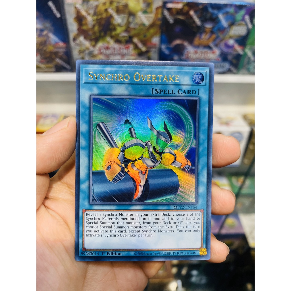 Thẻ Bài YugiOh!Mã MP22-EN164 - Synchro Overtake - Ultra Rare - 1st Edition