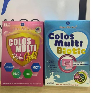 Sữa bột Colosmulti Pedia Gold hộp 28 gói x 16g &  Colosmulti Biotic hộp 26 gói x 16g