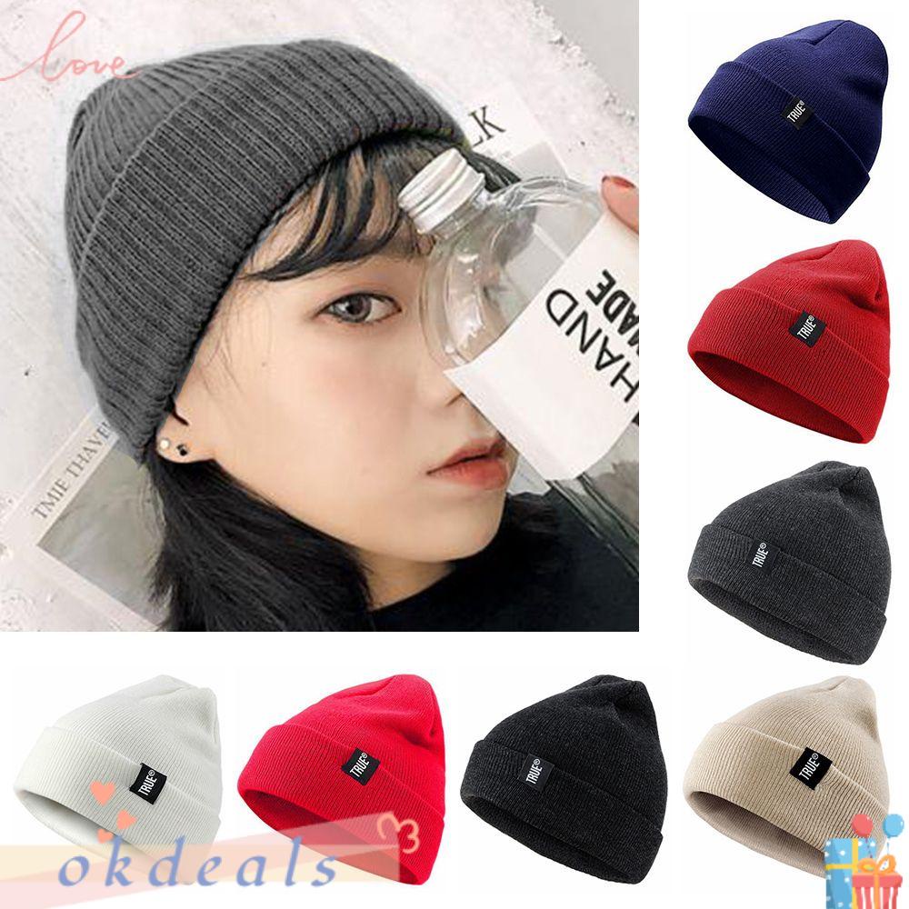 Okdeals Mũ Dệt Kim Unisex Phong Cách Hải Quân Trượt Tuyết Cổ Điển Ấm Áp