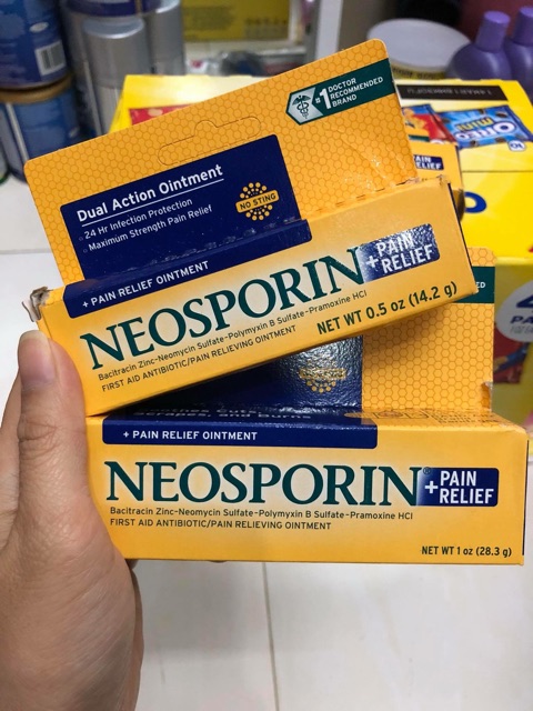 Thuốc mỡ bôi da Neosporin của Mỹ