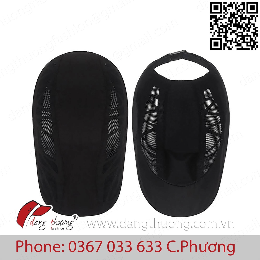 Mũ nón bere vải dù phối lưới nam thoáng mát mùa hè nhiều màu đen xanh xám