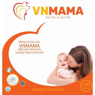 [Mã FMCG8 giảm 8% đơn 500K] miếng lót thấm sữa VNMAMA Bịch 100 miếng